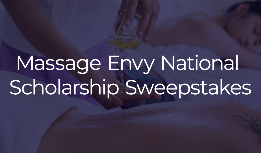 Massage Envy National Scholarship Sweepstakes Banner