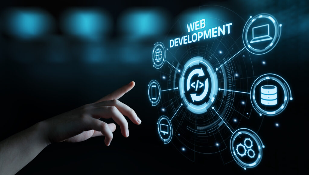 Web Development Coding Programming Internet Technology Business concept.