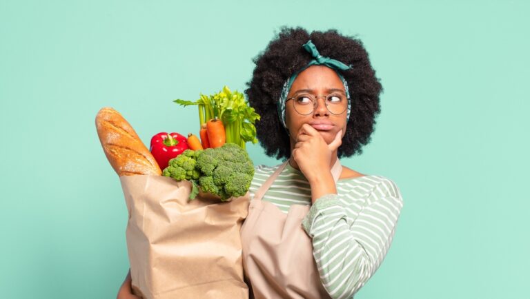 Woman Question Food Groceries Blog